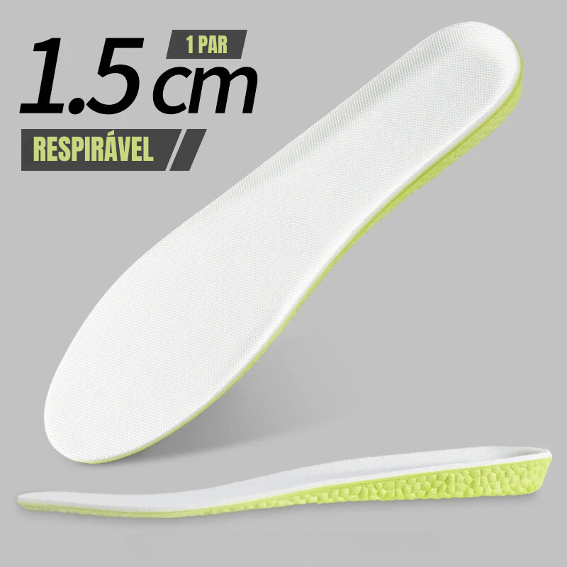 Palmilha Ortopédica PopCorn - Aumenta Altura até 6cm