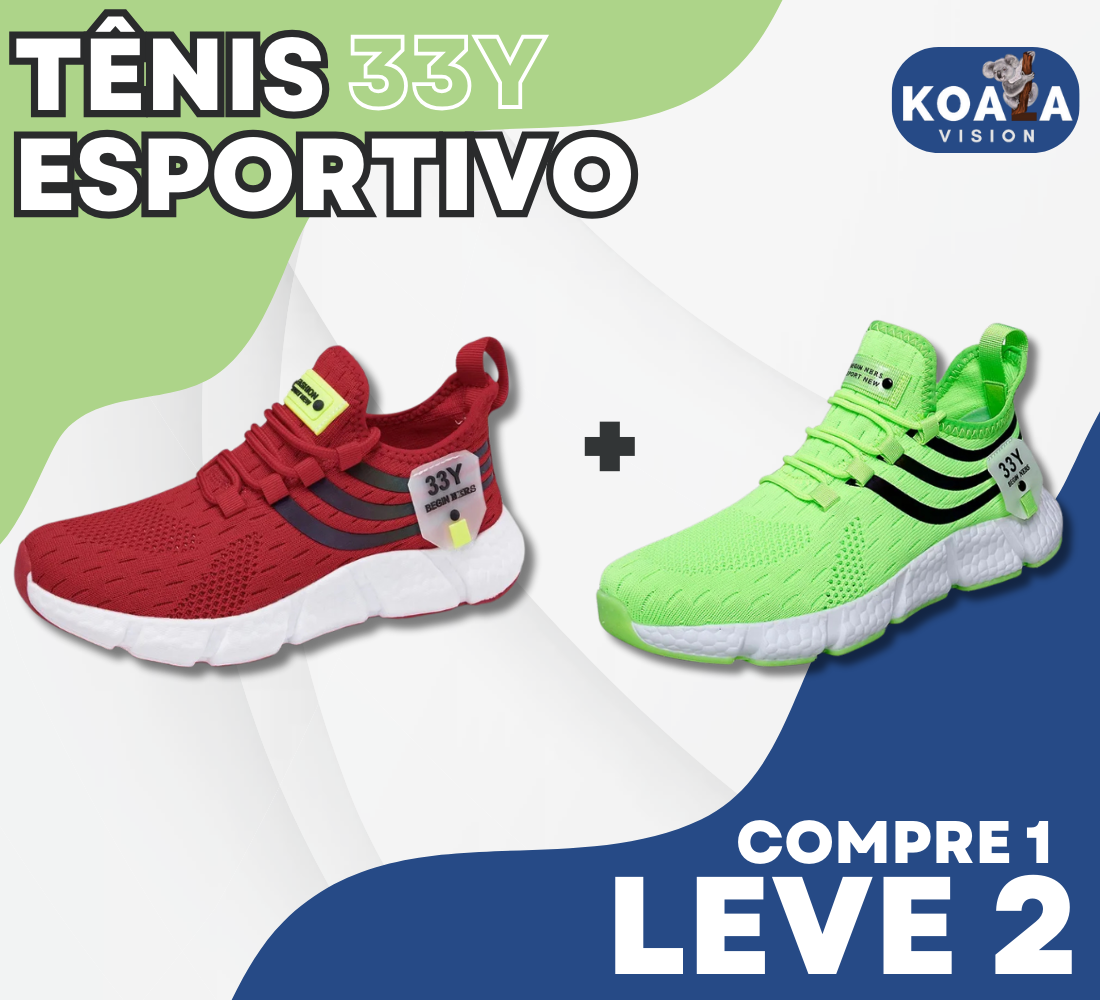 Tênis Esportivo Respirável e Confortável - Ultra Pro [COMPRE 1 LEVE 2]