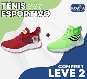 Tênis Esportivo Respirável e Confortável - Ultra Pro [COMPRE 1 LEVE 2]