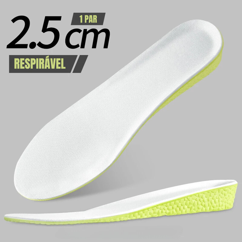 Palmilha Ortopédica PopCorn - Aumenta Altura até 6cm