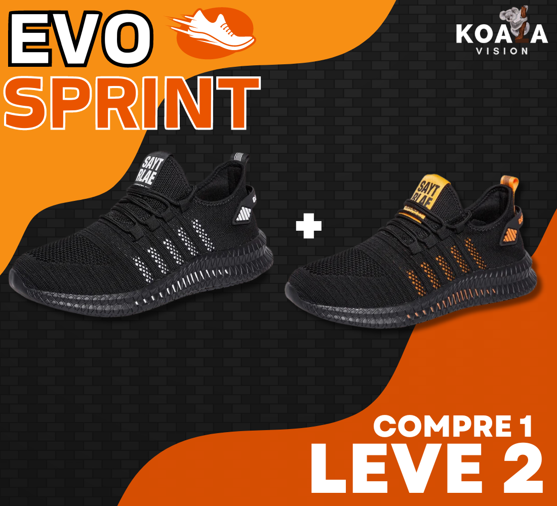 Tênis Esportivo Respirável Evo Sprint ™ (COMPRE 1 LEVE 2)