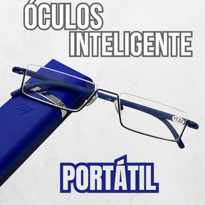 Óculos de Metal Inteligente com Anti-Luz Azul - Focus