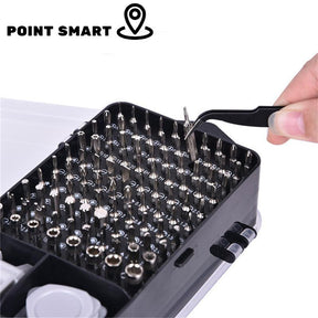 Maleta de Ferramentas e Chaves Multifuncionais com pontas Magnéticas - Point Smart