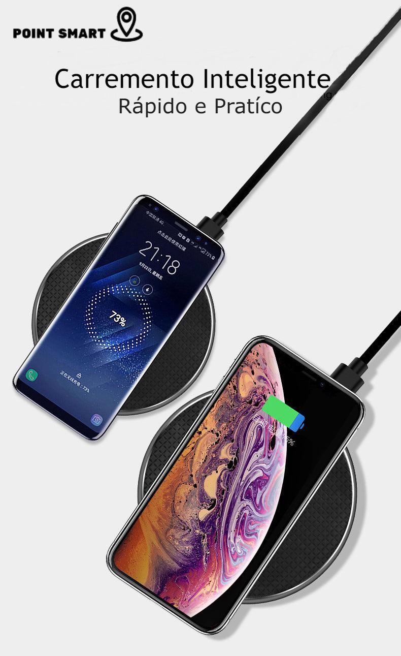 Carregador a Indução KEPHE 30W para iPhone e Samsung - Point Smart