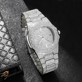 Kit Relógio Ice Necklace [Relógio+Corrente]