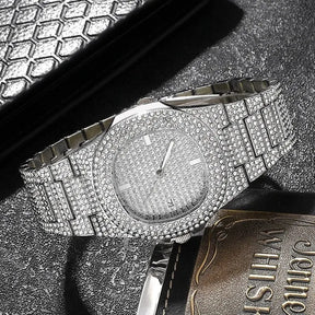 Kit Relógio Ice Necklace [Relógio+Corrente]