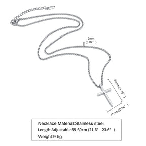 Colar Prata 925 de Cruz Masculino
