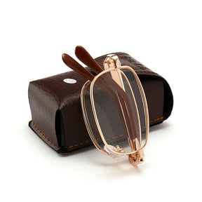 Óculos de leitura multifocais dobráveis anti-luz azul