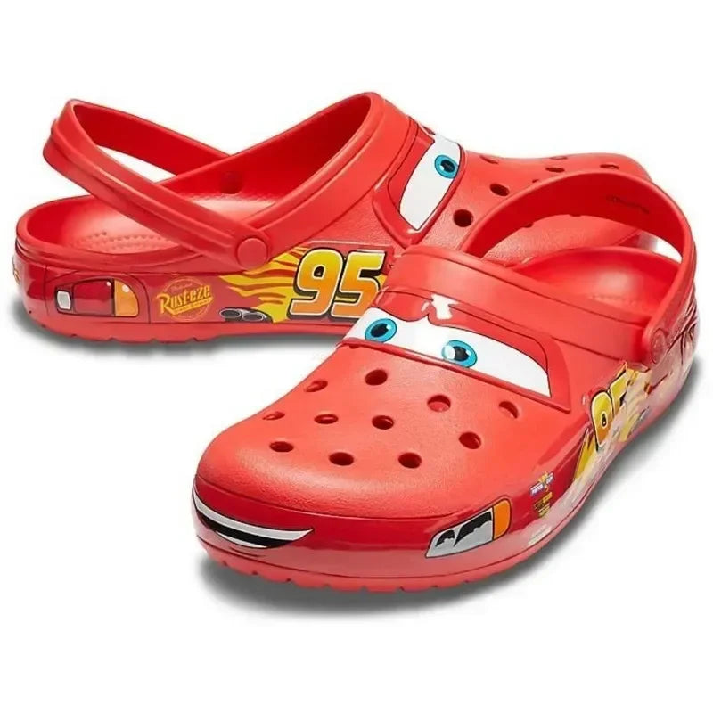 Sandália Crocs Lights Lightning McQueen Clog