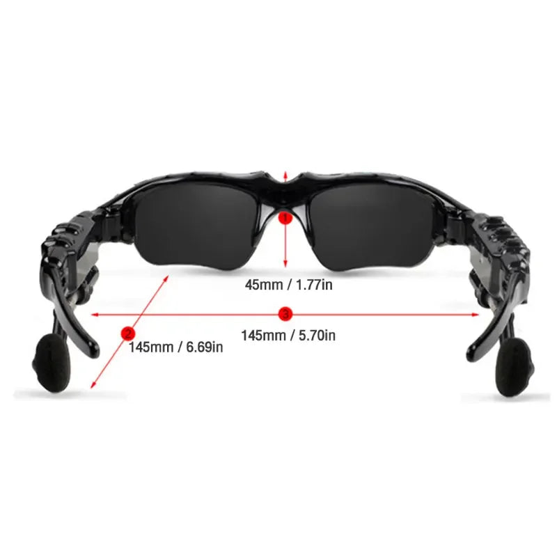 Óculos Inteligentes com fone de ouvido à prova água anti-azul