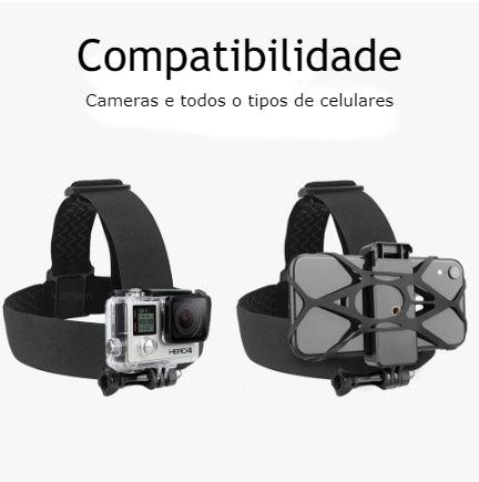 Suporte de Cabeça para Gravação [Celular e Câmera] - Point Smart