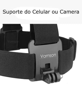 Suporte de Cabeça para Gravação [Celular e Câmera] - Point Smart