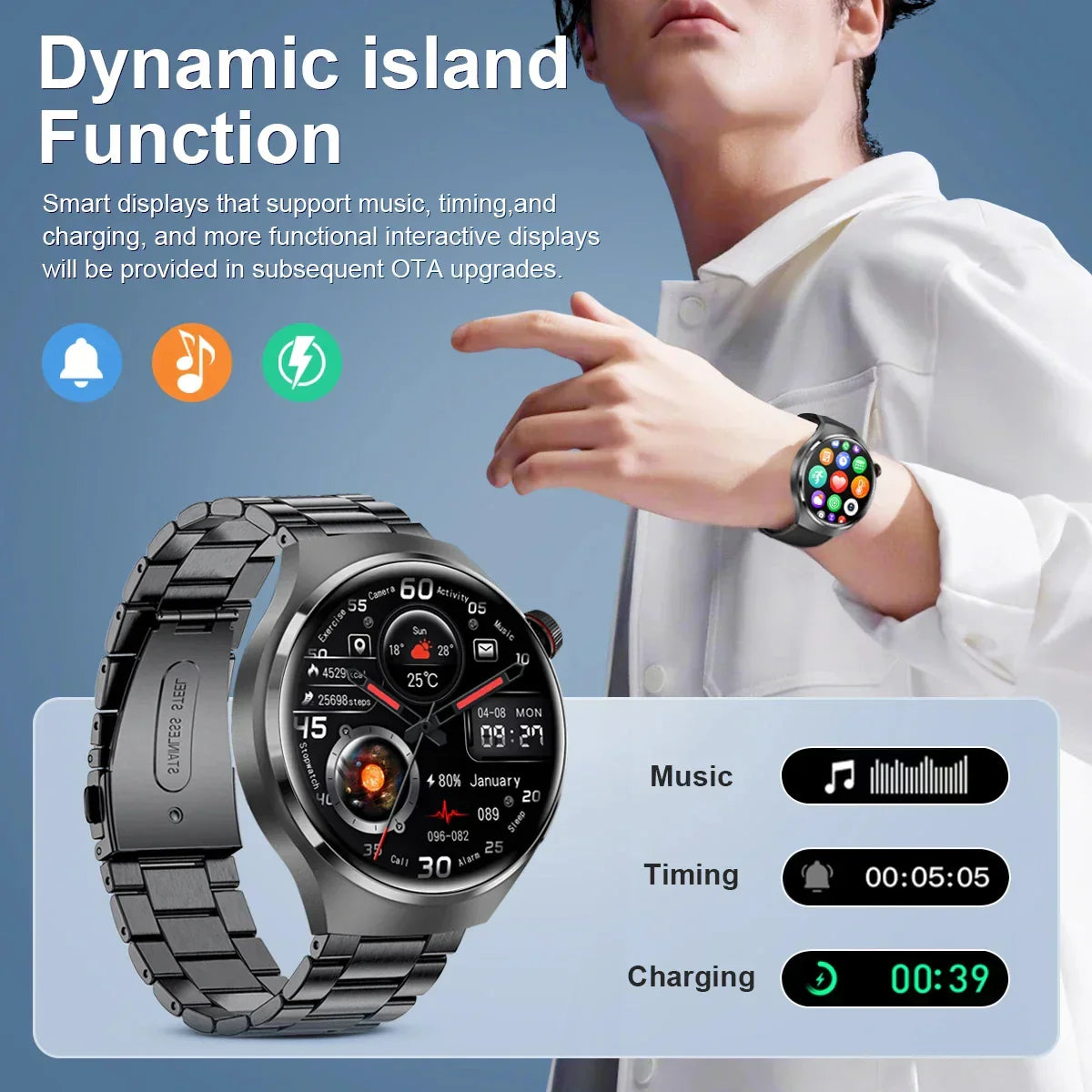 Relógio Smart Watch GT4 Pro Ultra Masculino