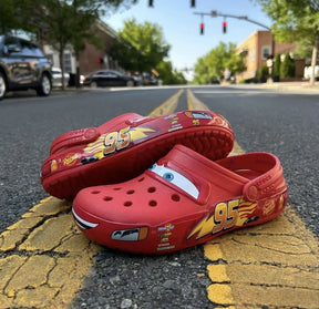Sandália Crocs Lights Lightning McQueen Clog