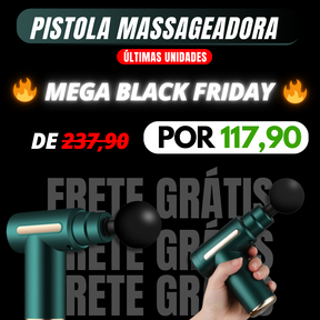 Pistola Massageadora Profissional (ÚLTIMAS UNIDADES)