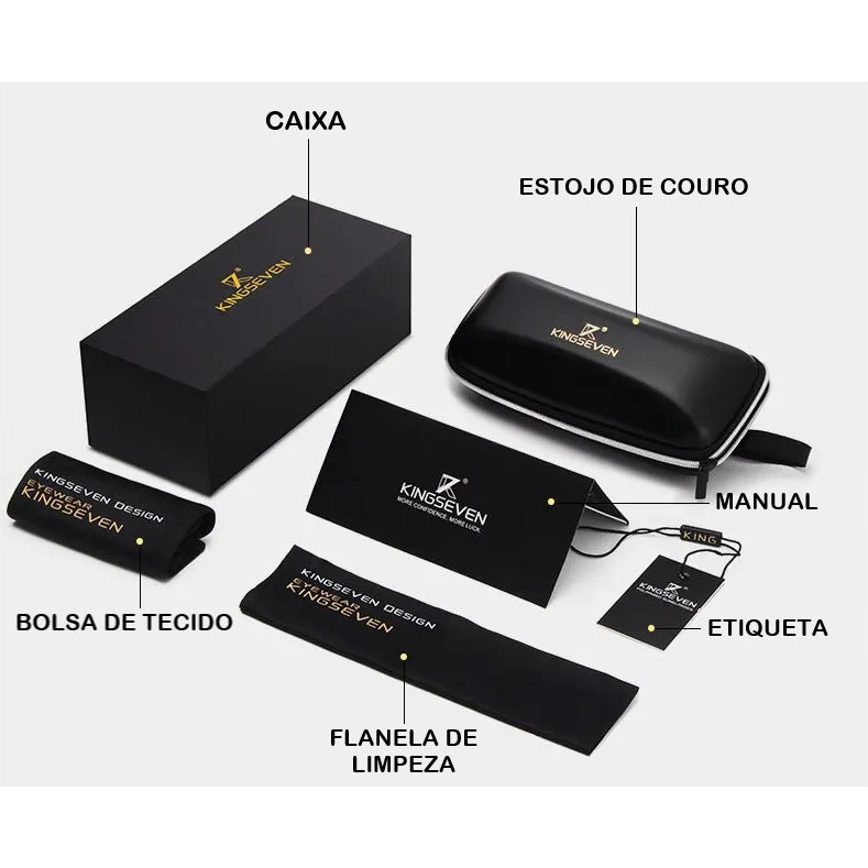 Óculos de Sol Inteligente KingSeven Masculino