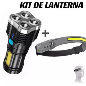 Lanterna Tática Indestrutível Power Flash