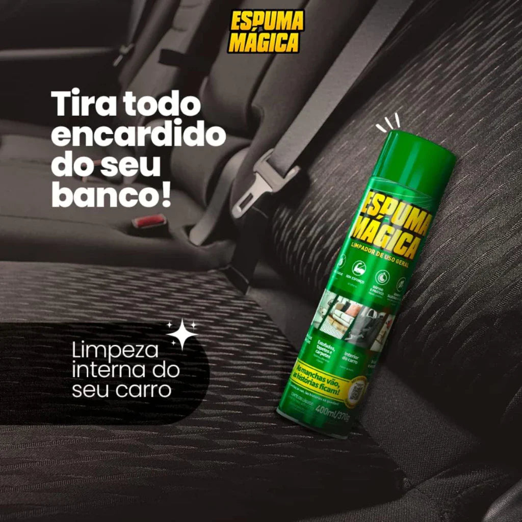 Espuma Mágica de Limpeza [Air Fryer, Panela, Banco, Sofá] 400ml