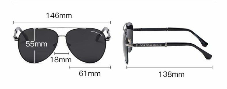 Óculos de Sol Aviador Edição Porsche