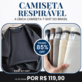 Camiseta Respirável Koala T-Shirts Masculina