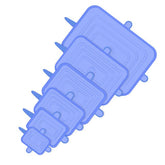 Tampas de Silicone Adaptáveis 12 Peças - Point Smart