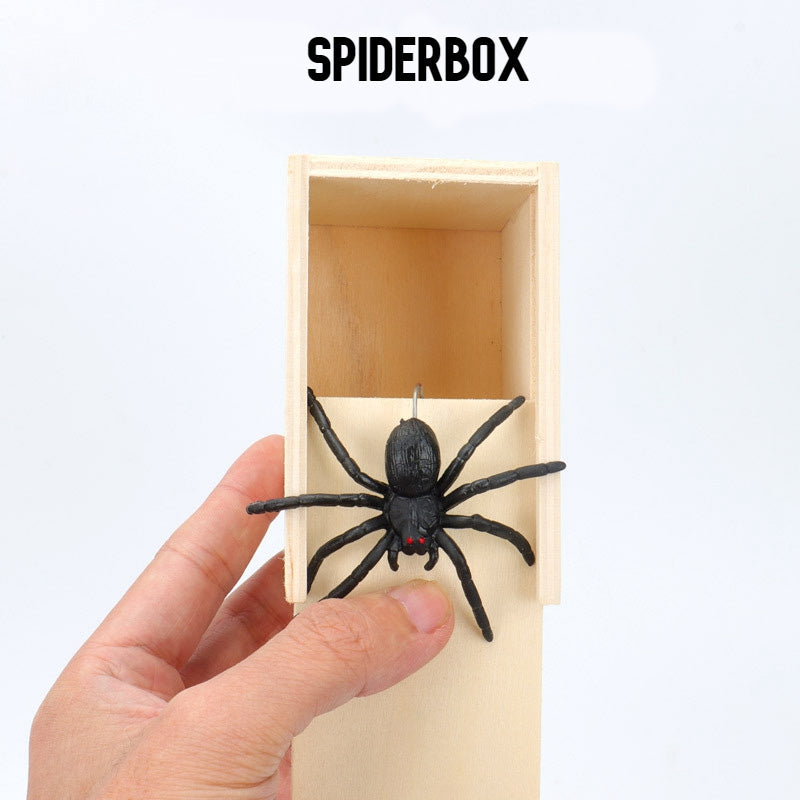 Caixa com Aranha Assustadora